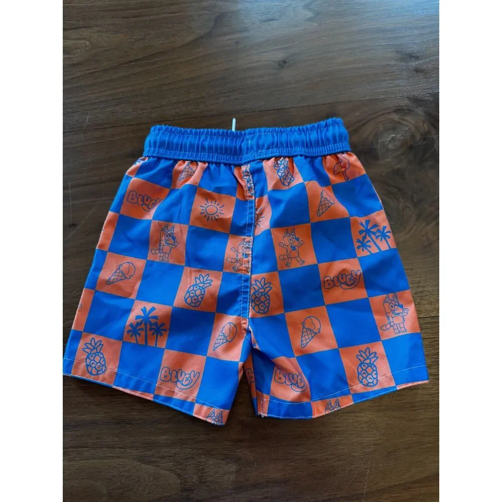 bluey Toddler Swim Trunks Size 2T